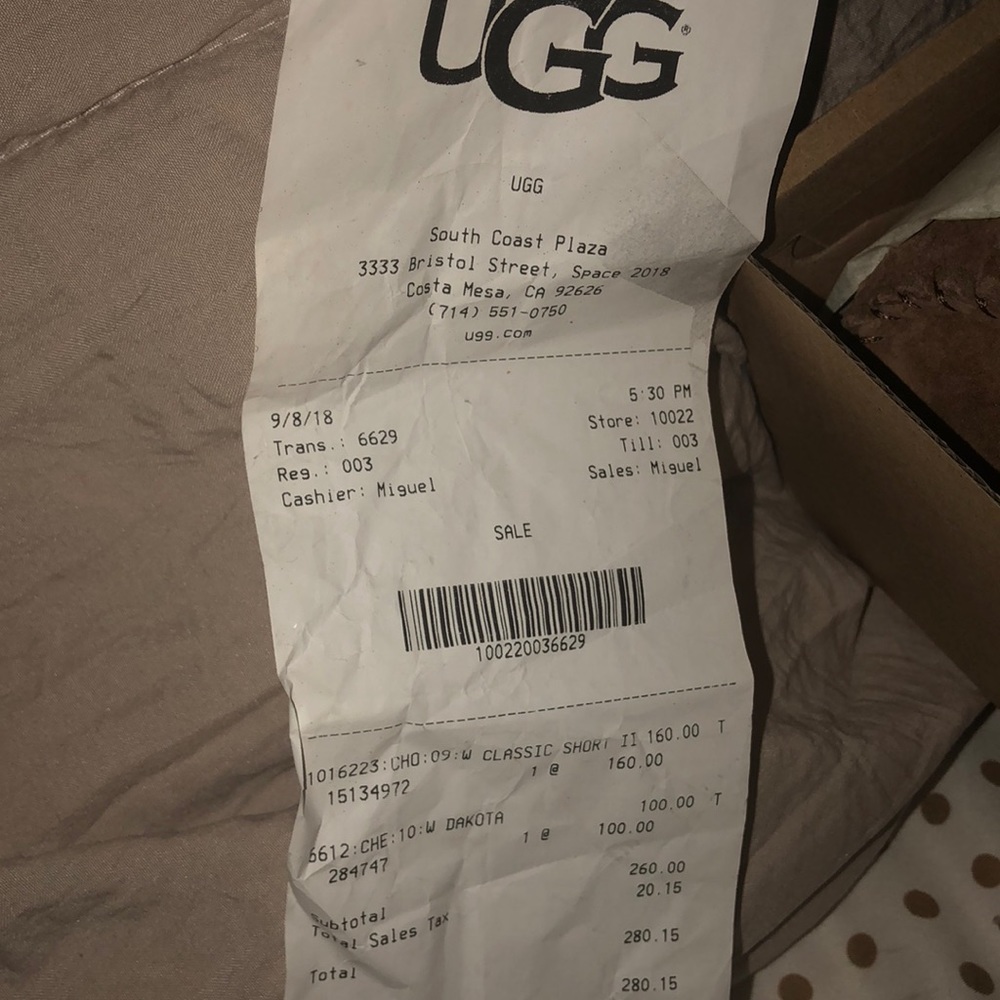 Ugg slippers